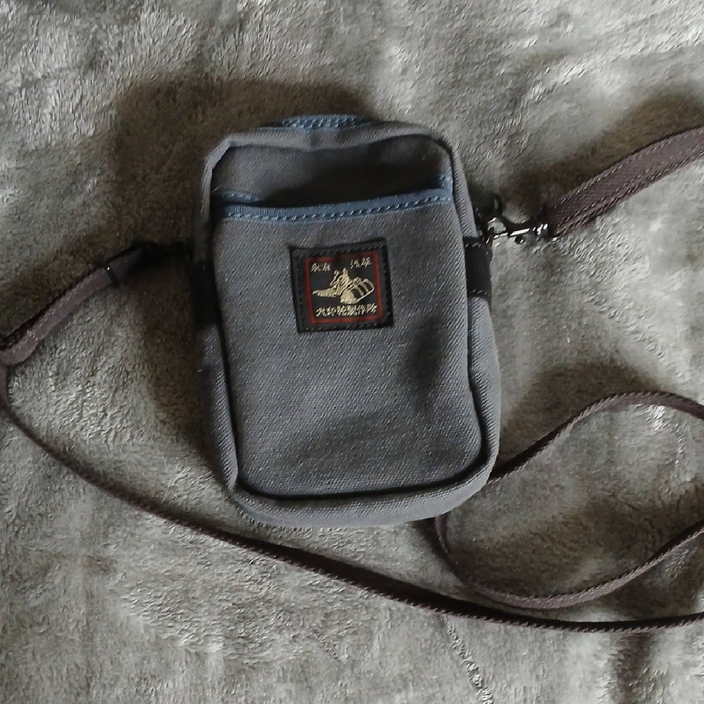 Gray Crossbody Bag